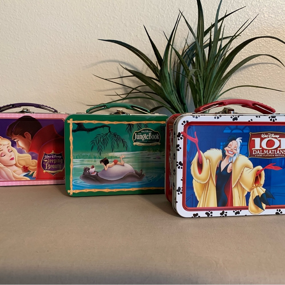 Disney Metal Mini Lunch Boxes (3)